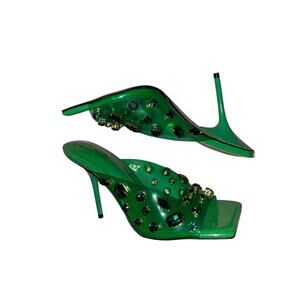 Good American Diamonds Forever Mule Size 9.5